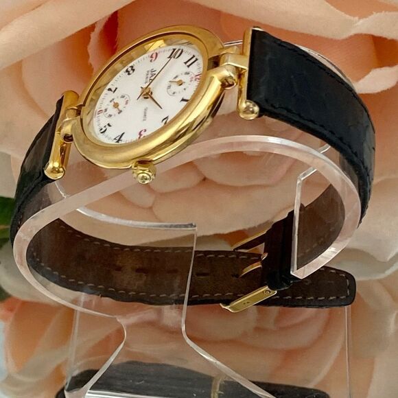 Vintage JAZ Paris Dress Watch with Sub-dials and Fancy Lugs - Picture 6 of 15